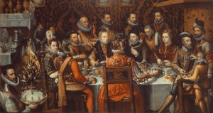 Le banquet des monarques, vers 1579